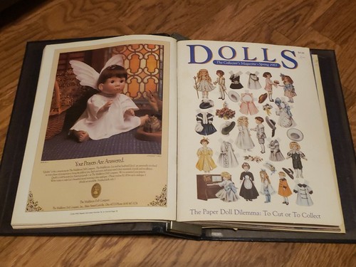 DOLLS The Collectors Magazine - Lot of 4 Mag 1983-1988 all in Collectors Binder - Picture 3 of 12