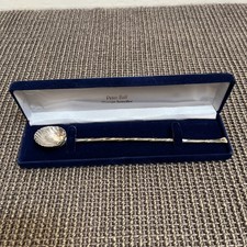 Millennium Solid Silver Peter Ball design long spoon shell bowl