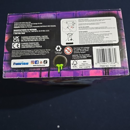 Nickelodeon Teenage Mutant Ninja Turtles Donnie Half Pipe RC Toy NIB - Picture 7 of 14