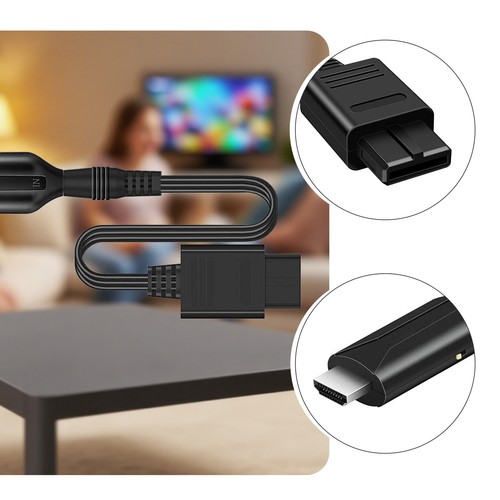 N64 To Hdmi Converter Adapter Link Cable For Nintendo N64/snes/ngc/sfc/gamecube - Picture 5 of 10