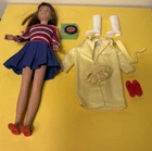 Skipper Doll With Outfit, Accessories with Case from 1960’s