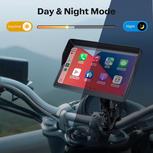 5In Motorcycle Seamless Wireless Apple Android Auto CarPlay,GPS Google Assistant - Bild 7 von 9