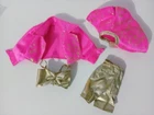 Vintage 1992 Mattel Barbie Hollywood Hair Fashions outfit pink