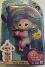 NIP Fingerlings Interactive Baby Monkey Emma Pink Hair WowWee 2016 NEW