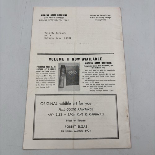 1969 Complete Year Modern Game Breeding Avicultural And Zoological News Magazine - Picture 8 of 24