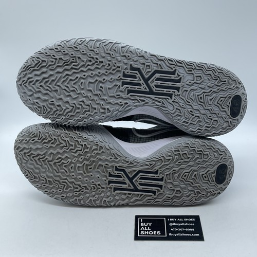 Size 12 - Nike Kyrie 4 TB Low Black Wolf Grey Suede Leather (DA7803-003) - Picture 7 of 8