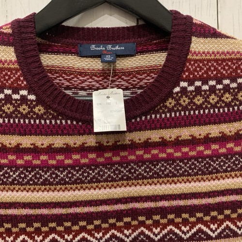 Brooks Brothers Girls Merino Wool-Blend Fair Isle Sweater Dress Size XL ( 14) - Picture 3 of 10