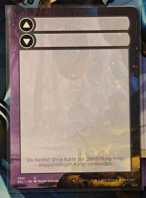 Doppelseitige Helferkarte - TLA - Token - NM - Deutsch - MTG-ECL-1 -Double-Faced