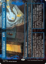 MTG Central Elevator   Promising Stairs Borderless – Duskmourn DSK Near Mint
