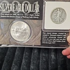 New ListingU.S. Mint 2001 American Eagle 1 oz Silver & 1937 Walking Liberty Half Dollar Set
