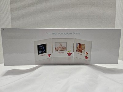 Never Used First Year Sonogram Frame, Trio Ultrasound Photo Frame