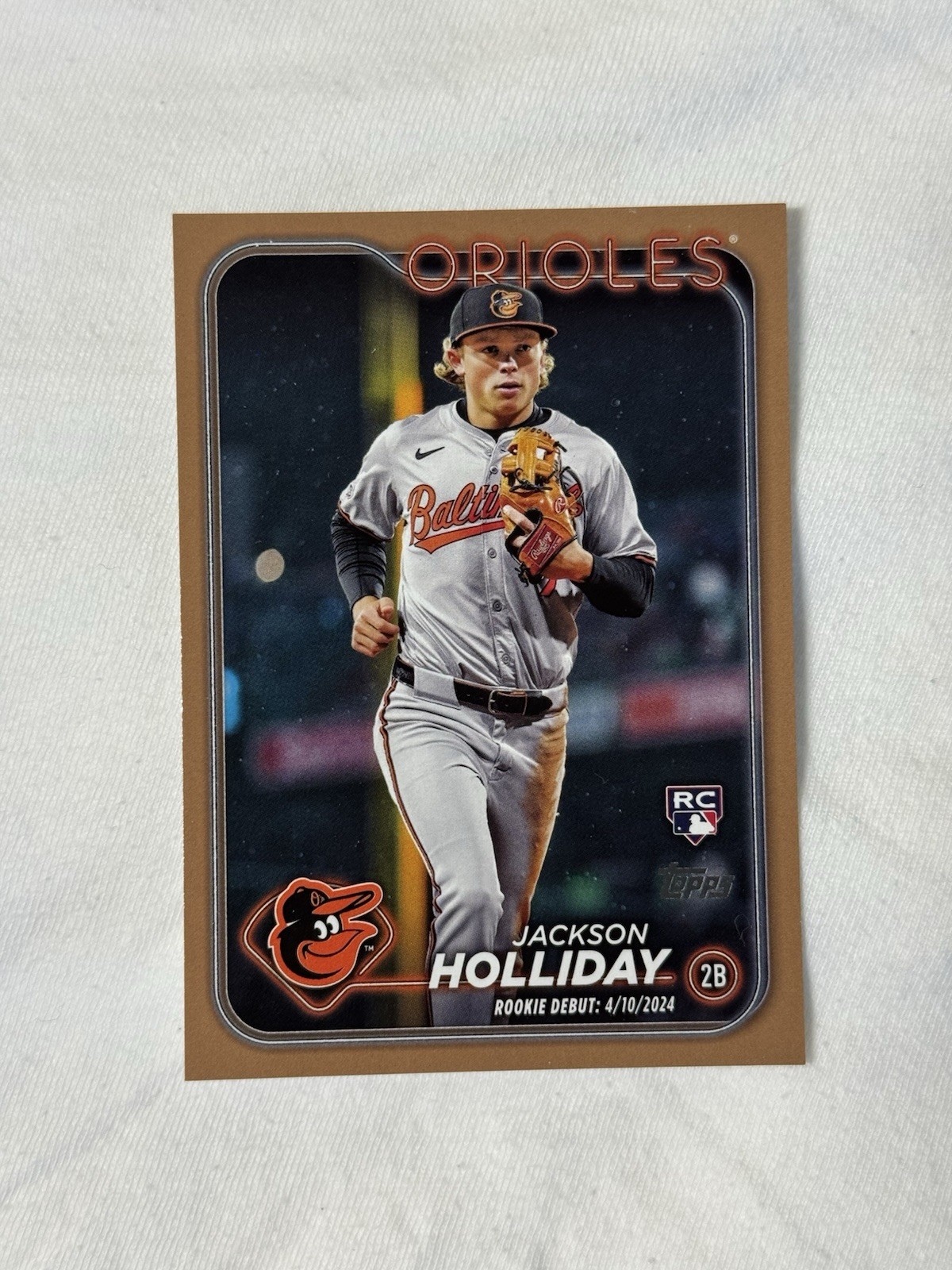 2024 Topps Update Series Rookie Debut Gold #US97 - Jackson Holliday RC /2024