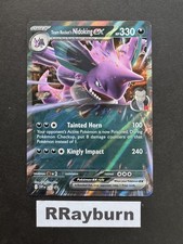 Pokemon Team Rocket's Nidoking ex 217 Sv: Scarlet & Violet Promo Cards Holo
