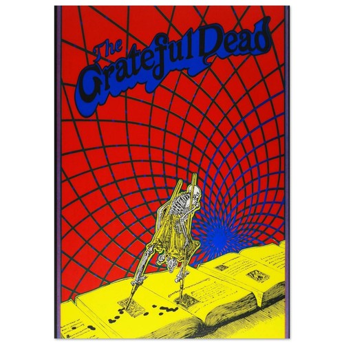 Grateful Dead Psychedelic Skeleton Vintage Style Concert Poster - Bild 2 von 8