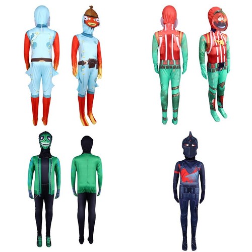 Tomatohead Cosplay Costume Milk Silk Jumpsuit For Gaming Roleplay - Picture 5 of 12