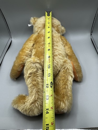 Vintage Steiff Bear Fully Jointed Replica No. 0155/38 Mohair Teddy Bear 13" EXC - Picture 5 of 5