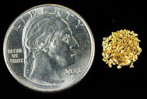 Alaskan Yukon Gold Rush Nuggets #30 maglia 0,5 grammi 1/2 grammo super small fine - Foto 4 di 6