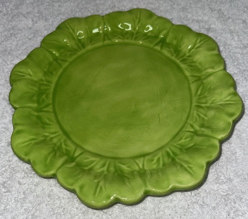 Vtg 1984 Holland Mold Cabbage Shape Lidded Serving Bowl With Underplate Has Chip - Bild 4 von 8