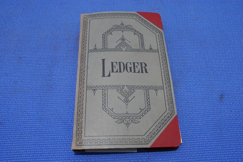 VINTAGE LOT LEDGER & RECORD BOOKS 2 USED for Business 1956-63 Personal Receipts - Picture 2 of 19