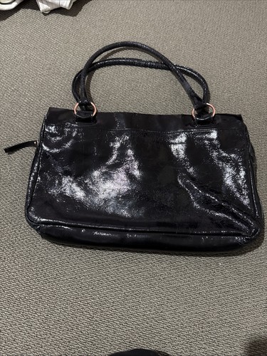 Mimco Lucid Worker Laptop Bag RRP $599 Black Rose Gold no longer made, vintage - Picture 3 of 7