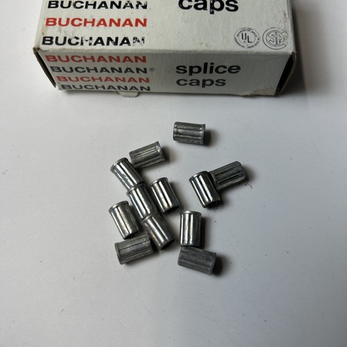 Buchanan 2008S Grounding Splice Caps Aluminum NOS 4 Boxes 100 Ct Each - Picture 2 of 4