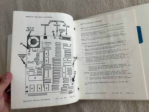 Apple Service Binder Data Communications Tech Procedures Vol 1 1984-85 Rare - Picture 12 of 21