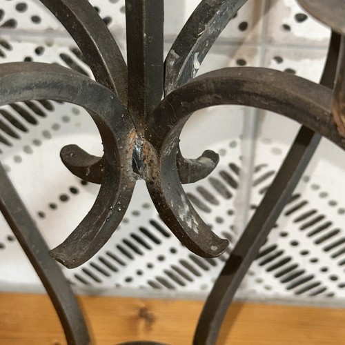 VTG Industrial Steampunk Rustic Welded Iron Candelabra Candle Holder Mexico - Picture 18 of 18