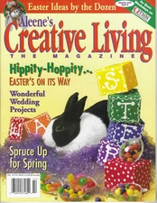 Aleene's Creative Living Magazine Mar 1998 Decorations Crafts Easter Projects