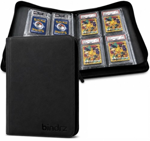 π₯β
NO BOX Bindrz 32 Graded Card Binder Black Holds 32 PSA BGS CGC Slabs