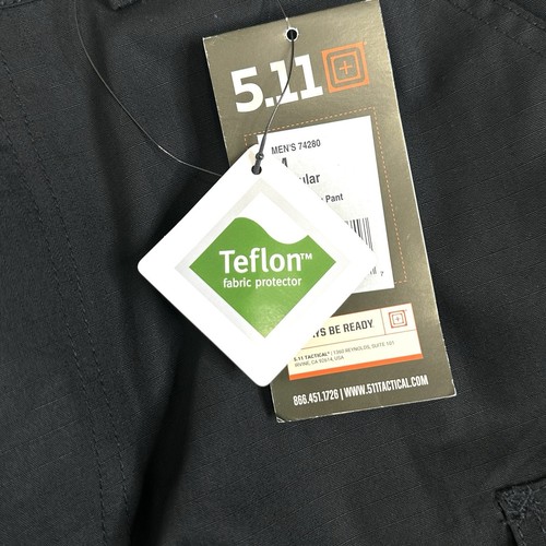 5.11 Taclite TDU Ripstop 74280 Black Relaxed Fit Work Pants Medium/Regular 30x32 - Picture 8 of 11