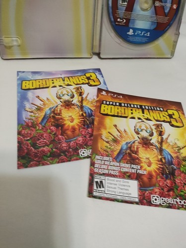 Borderlands 3 PS4 Super Deluxe Ed Disc + Steelbook Case + Handbuch + Schutzhülle  - Bild 6 von 9