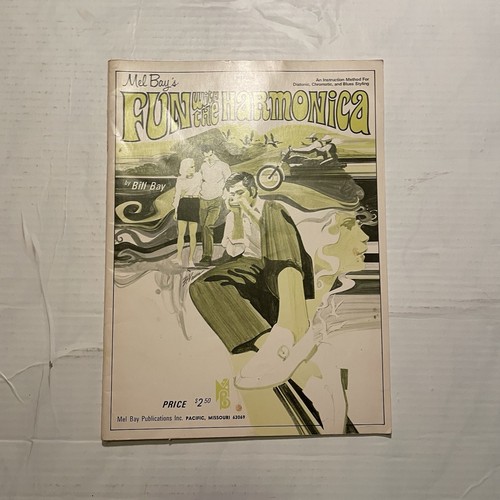 Mel Bay's Fund with the Harmonica MB93305 Bill Bay Sheet Music Book 1972 - Picture 8 of 8