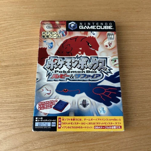 Pokemon Box Ruby Sapphire Nintendo GameCube NGC Japan Authentic
