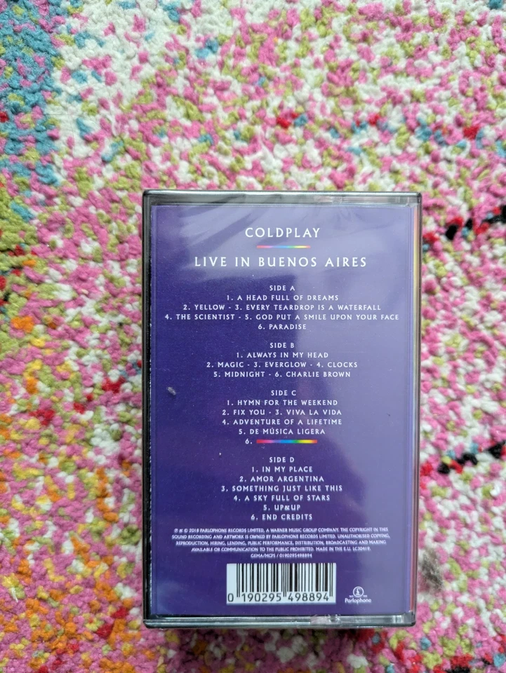 Coldplay - Live In Buenos Aires Limited Edition Tape Cassette Kassette - Bild 2 von 4