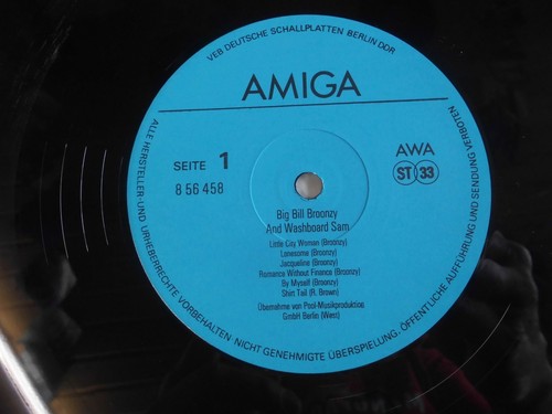 BIG BILL BROONZY AND WASHBOARD SAM DDR AMIGA LP: BLUES COLLECTION 13 (856458) - Bild 3 von 4