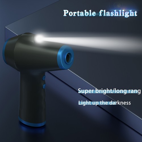 ༝5000mAH Electric Air Duster Portable LED Lights USB Charging Compressed Air - Afbeelding 5 van 12