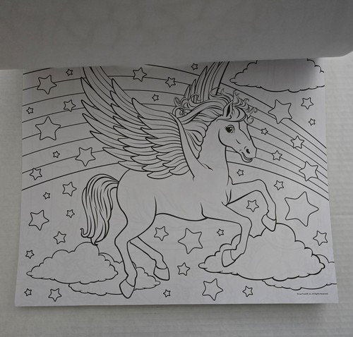Lisa Frank Book Lot XL Coloring & Activity w/ 50 Stickers, Doodle, Color & Trace - Picture 19 of 21