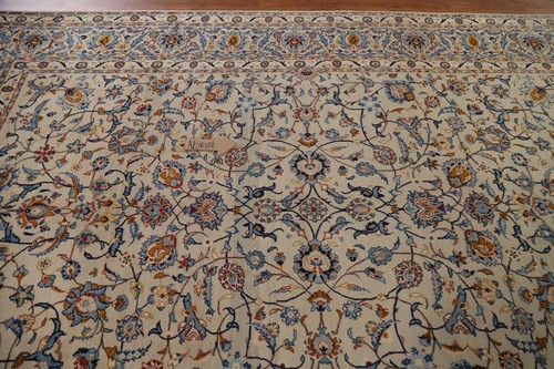 Floral Dining Room Area Rug 8x11 Traditional Hand-knotted Wool Vintage Carpet - Picture 15 of 24