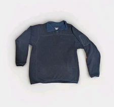 Arc'teryx Covert Men's Sweater 1/4 Zip Fleece Pullover Size XL, Navy Blue