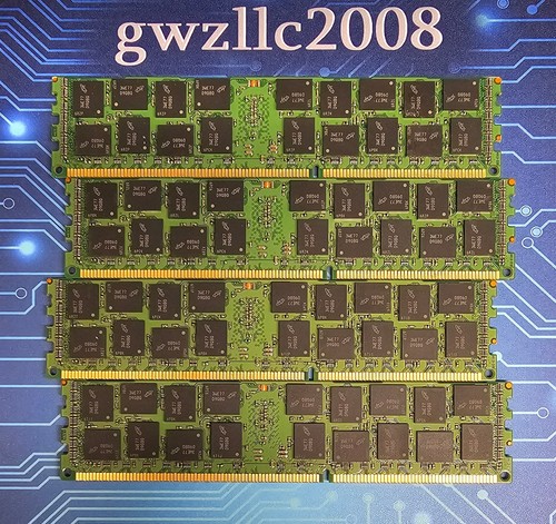 64GB (4x16GB) PC3-14900R DDR3-1866MHz 2Rx4 Reg-ECC Micron MT36JSF2G72PZ-1G9E1 - Picture 2 of 2