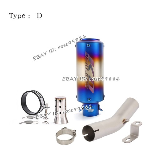 For Voge 300DS 2020-2025 Motorcycle Exhaust Tip Mid Pipe Black Muffler DB Killer - Picture 6 of 20