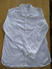 NWOT Brooks Brothers White Broadcloth Button Down Collar 16.5-34 Slim Fit