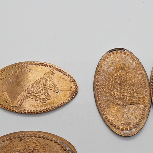 Lotto 38 Penny Disney World Pressati Macchine Parco Vintage Ritirate Monete Rare - Foto 12 di 24