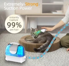 Pet Grooming Kit, Professional Dog Clippers Vacuum Suction 99% Hair, 3L Large...