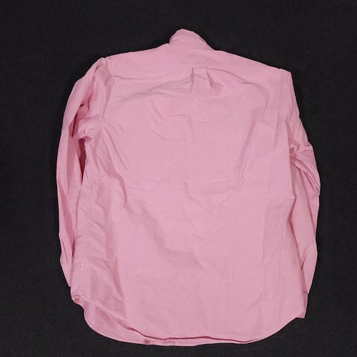 Polo Ralph Lauren Oxford Button Down Shirt Men Large Pink Long Sleeve Flesh Pony - Picture 12 of 15