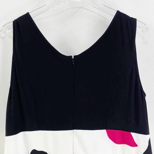 JESSICA HOWARD Black White Sleeveless Floral Dress  - Picture 3 of 9