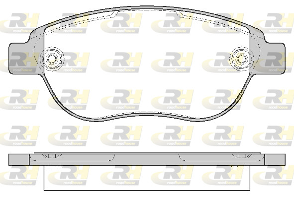 Roadhouse BremsbeläGe BremsklöTze Vorne FüR Peugeot 207 Cc Wd_ 1.6 16V 2841.00-image
