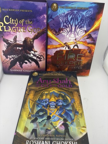 3 Rick Riordan Presents: City of the Plague God,The fire keeper,aru shah - Picture 2 of 7