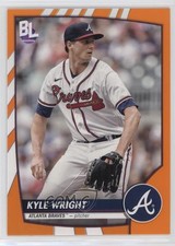 2023 Topps Big League Retail Electric Orange Kyle Wright #95 0t2