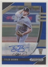 2020 Panini Prizm Draft Picks Blue 31/60 Tyler Brown #PDP101 Auto 1u6